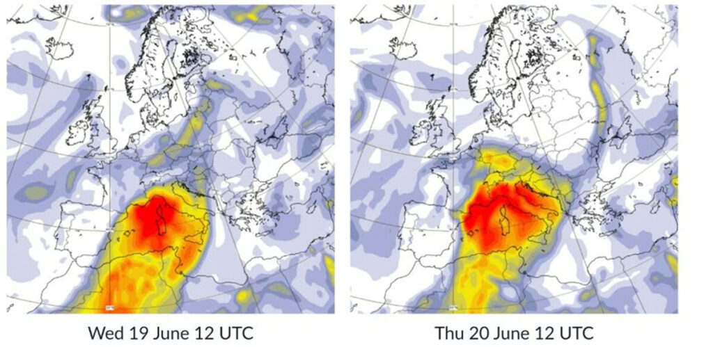 European solar generation takes a hit from ongoing Saharan dust event