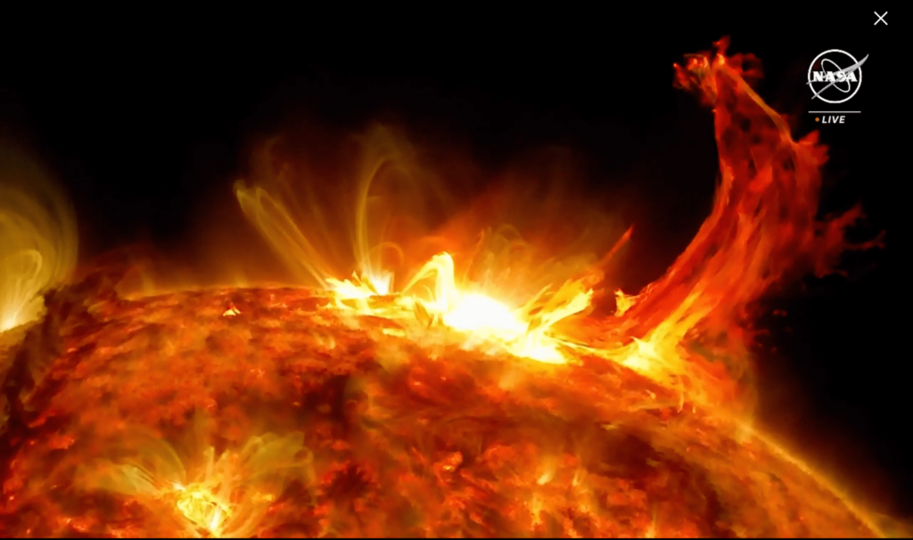 What the biggest solar storm in decades revealed about space system resilience