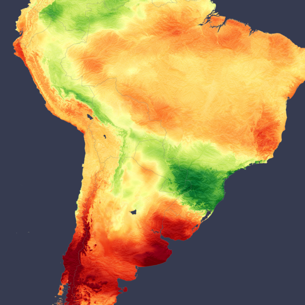 Winter wildfires smother solar in South America