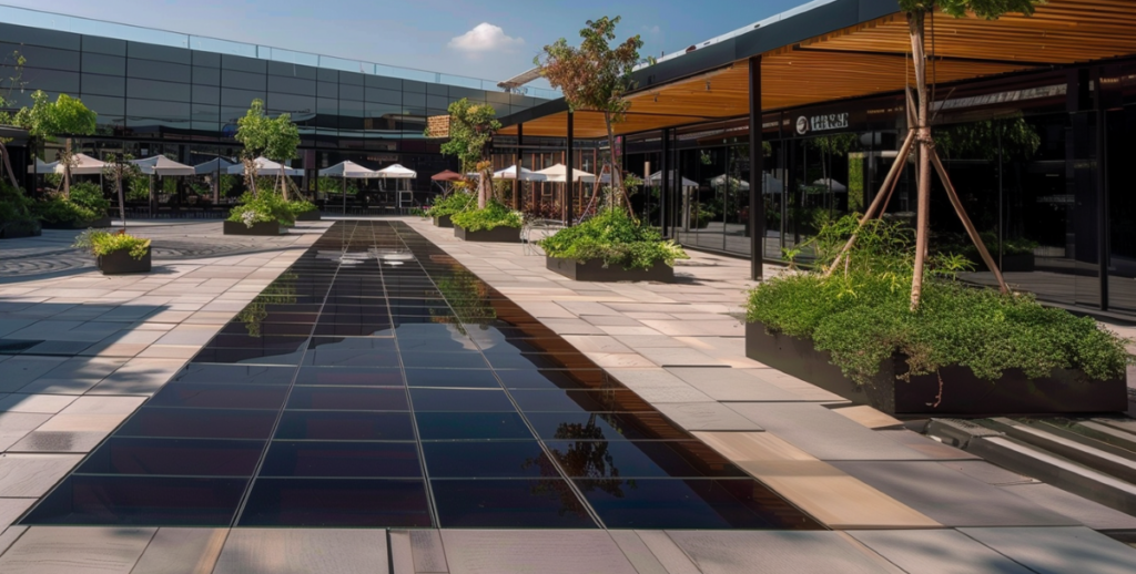 Solar PV flooring for residential, commercial use