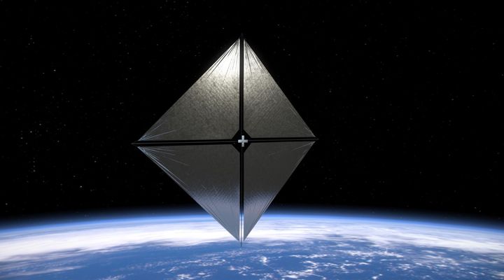Nasa unfurls giant solar sail – and you can see it from Earth