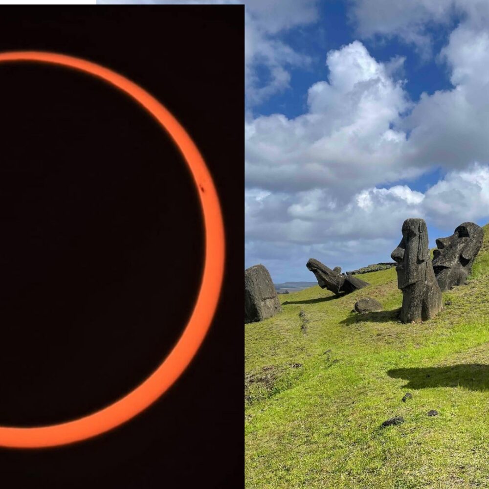 What it was like to experience the ‘ring of fire’ solar eclipse on Easter Island