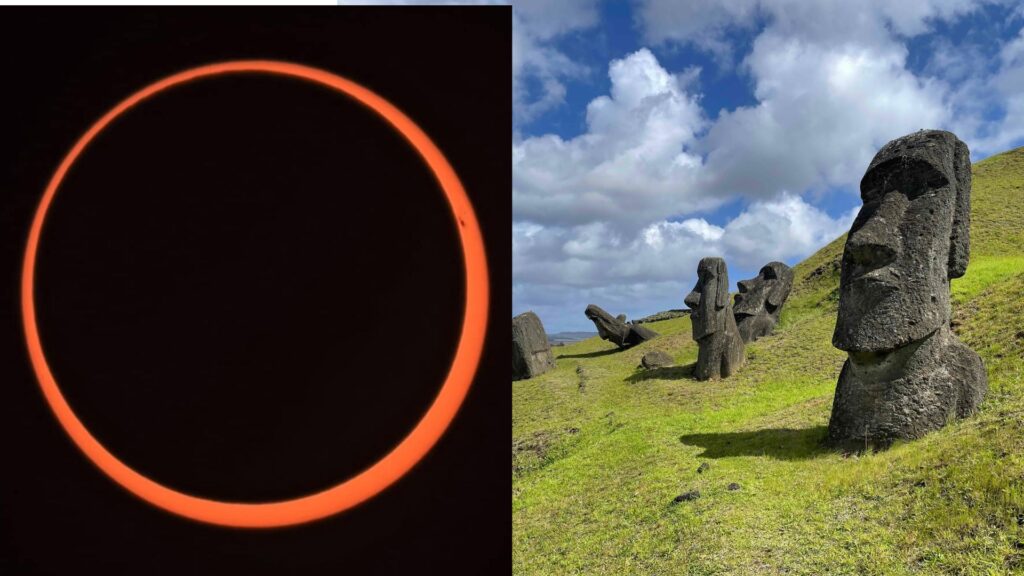 What it was like to experience the ‘ring of fire’ solar eclipse on Easter Island