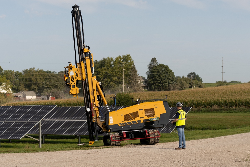 Vermeer launches pile driver for solar fields