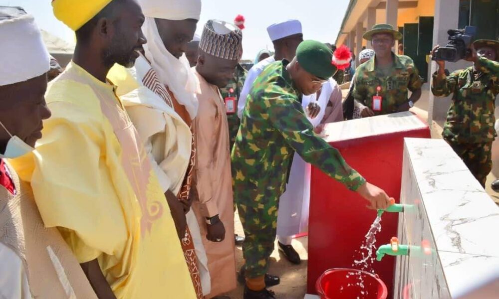 Solar-Powered Borehole Unveiled To Mark Depot Nigerian Army Centenary Celebration