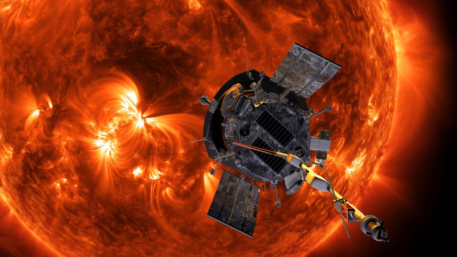 The Parker Solar Probe from NASA safely navigates near the blazing surface of the sun