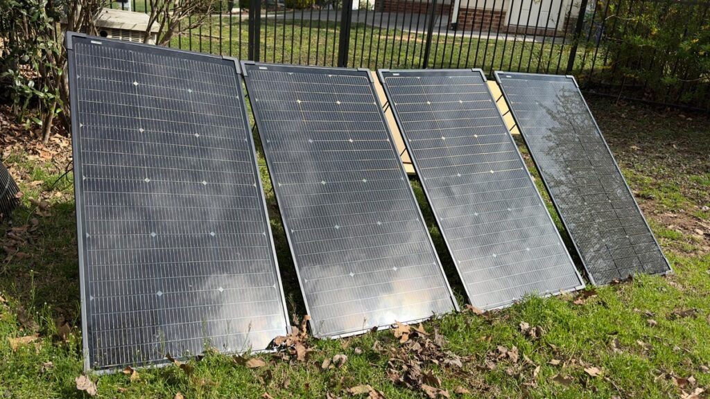 These backyard solar panels are saving me $30 a month