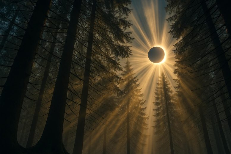 Forests “Talk” Before a Solar Eclipse: Study Reveals Mysterious Electrical Communication