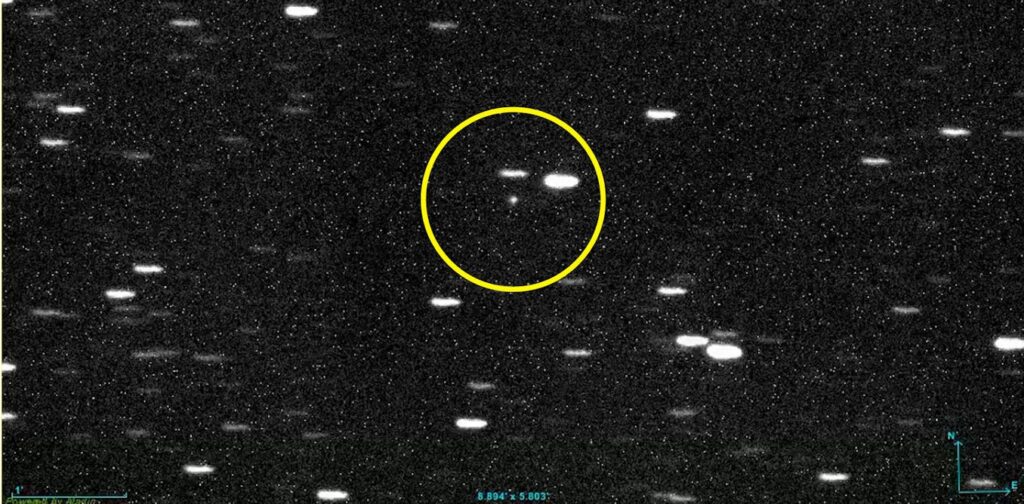 Astronomers have spied an interstellar object zooming through the Solar System