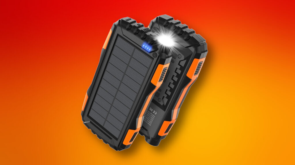 This high-capacity solar power bank is down to its lowest price