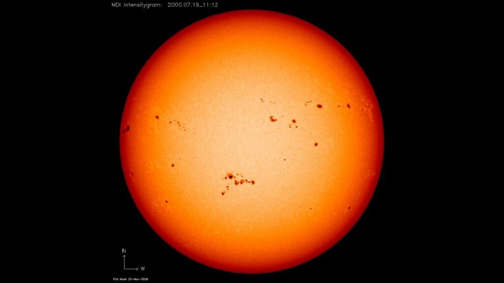 Where is the sun in its current 11-year solar cycle?