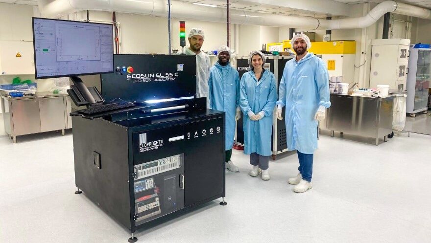 IPVF testing new perovskite solar PV testing platform from Ecoprogetti