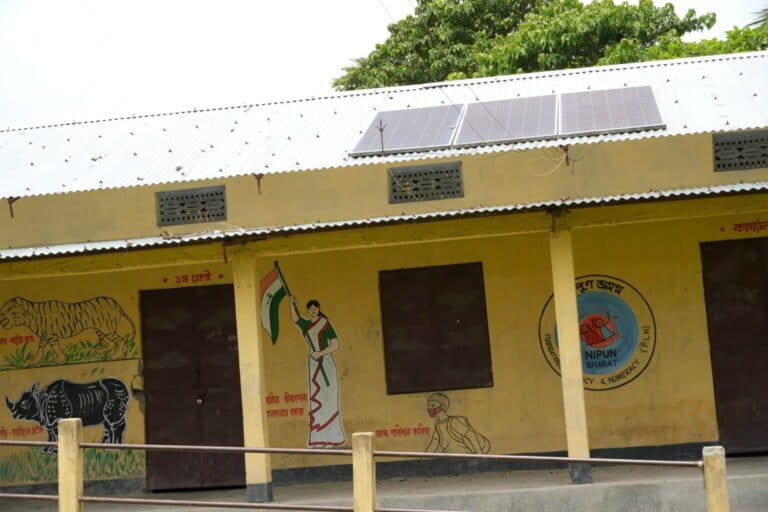 From chalkboards to e-learning, solar boosts schooling in an Indian floodplain