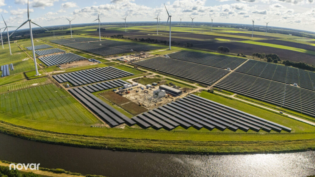 Novar establishes own grid connection for solar park in the Netherlands