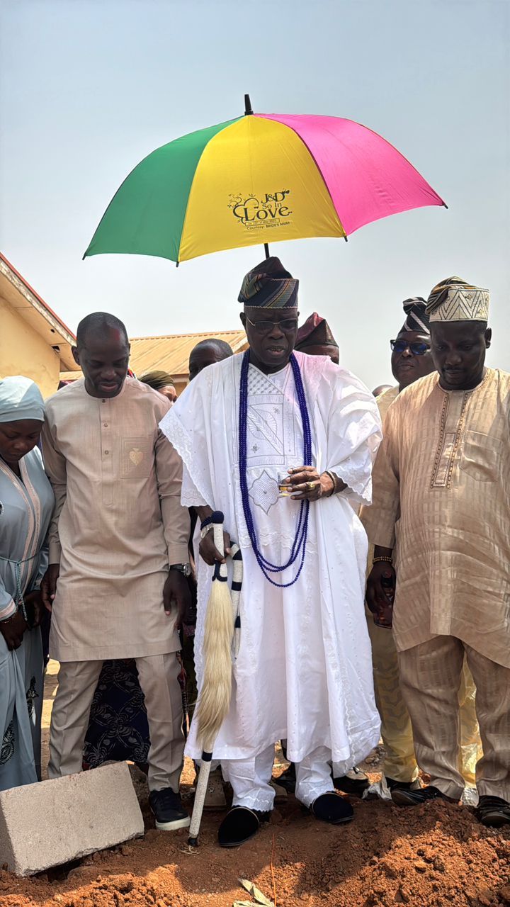 Dr. Ifetayo Adeniyi Lays Foundation for Solar-Powered Toilet at His Alma Mater, Sagamu High School