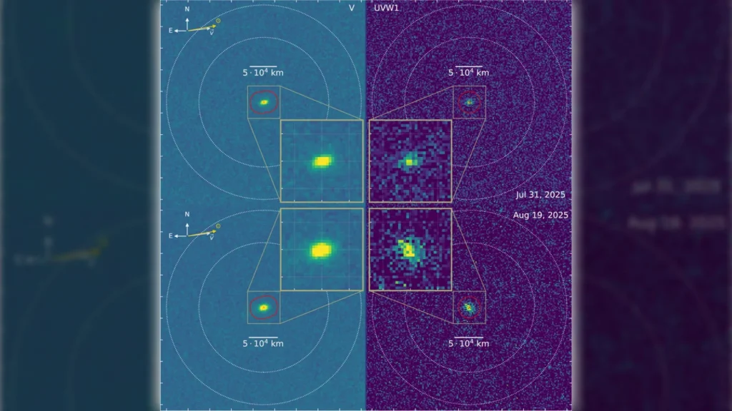 Interstellar comet 3I/ATLAS is spraying water across the solar system