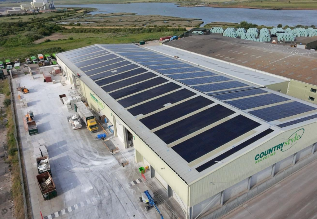 Mainland Power fits solar system at recycling centre