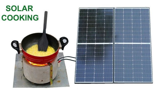 No Gas No Problem! Women uses Solar Panel to Cook Rotis