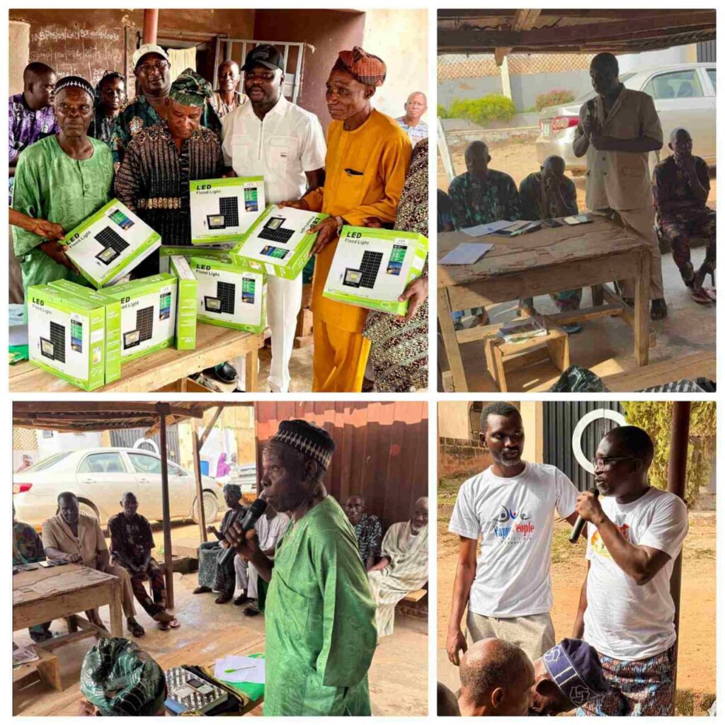 ‘Ilumoka’ Illuminates 5 More Oluyole Communities with 45 Solar Lights 