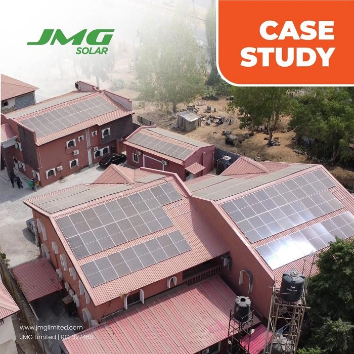 JMG Solar installs hybrid solar power system for St-Catherine Specialist Hospital in Abuja