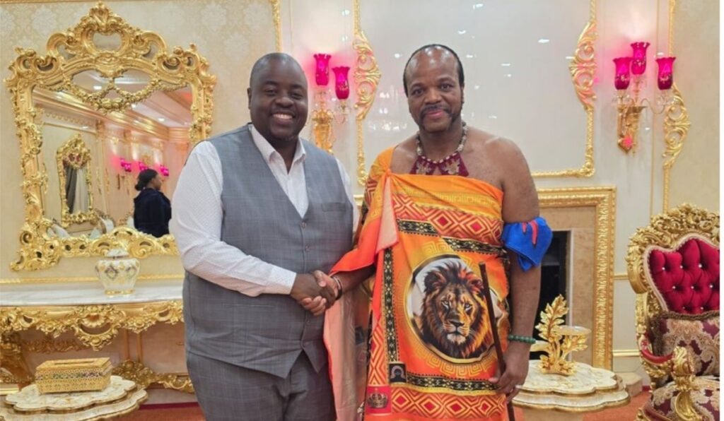 Wicknell Chivayo Meets King Mswati III, Gives Update on Eswatini Solar Project