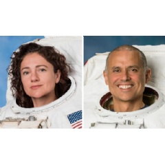 Spacewalkers Prepare to Exit Station for Solar Array Mod Work