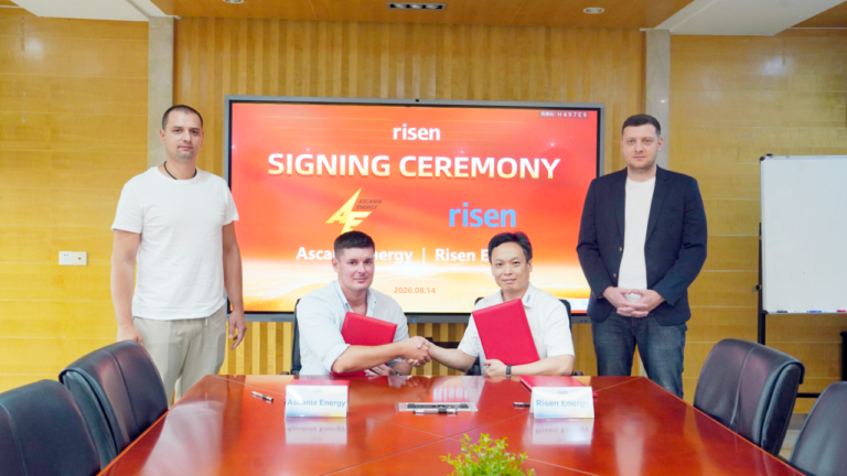 Risen and Ascania sign MoU to deploy 100MW of solar PV, 200MWh of BESS in Ukraine