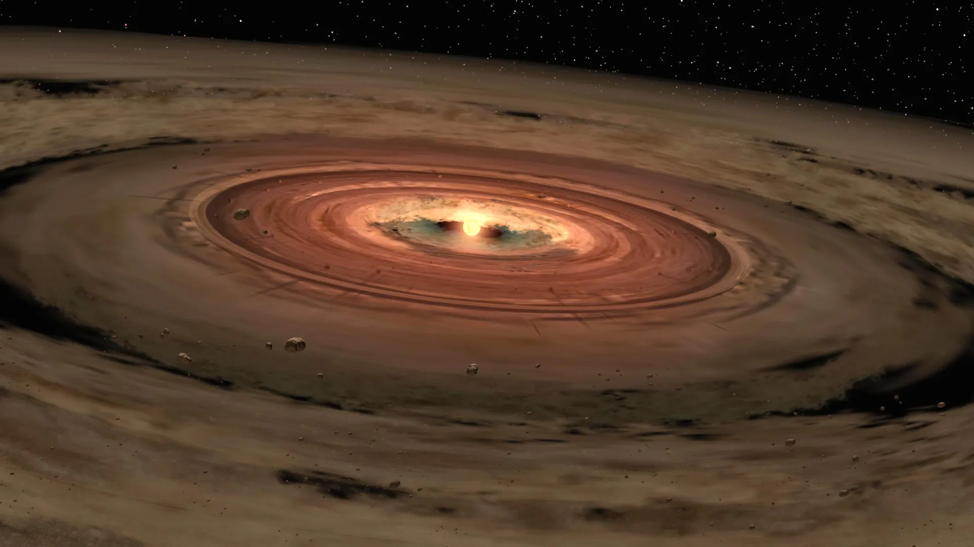 The Solar System chose fire over ice from the very beginning
